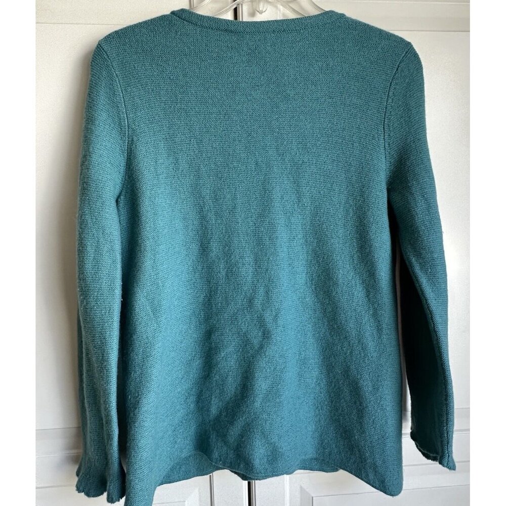 Pendelton Merino Wool Cardigan Sweater Womens Medium Vintage Green - Picture 2 of 8